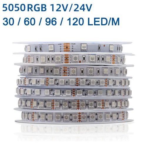 5050RGB 12V:24V DC 12V 24V LED FLEXIBLE Strip